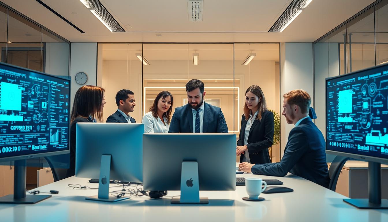 Enterprise software dashboards and business process automation